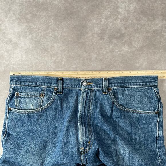 Levi’s 550 Dark Wash Relaxed Fit Denim Jeans - Picture 4 of 7